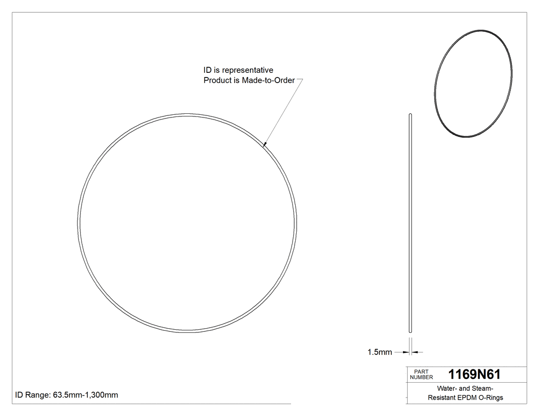 Technical drawing - 1169N61